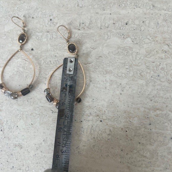 Dana Kellin - Gold and Quartz Earrings - Picture 5 of 6